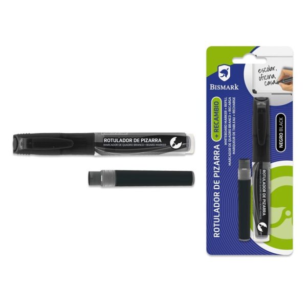 Rotulador Marcador c/Recarga Preto
