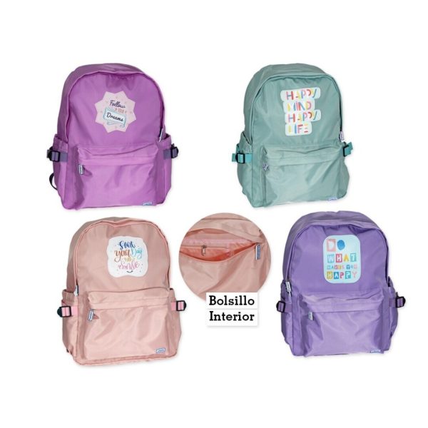Mochila Parche Happy