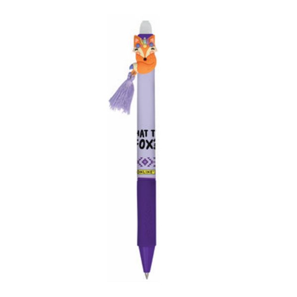 Esferográfica Gel Charming Fox Apagável Pack.3un.