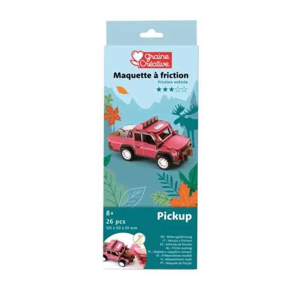 Maquete 3D Pickup Madeira