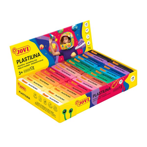 Plasticina Cores Sortidas Exp.30un.