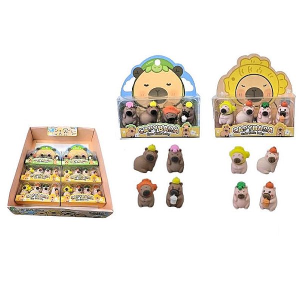 Borracha Capybara Exp.16 Caixas c/4 Borrachas
