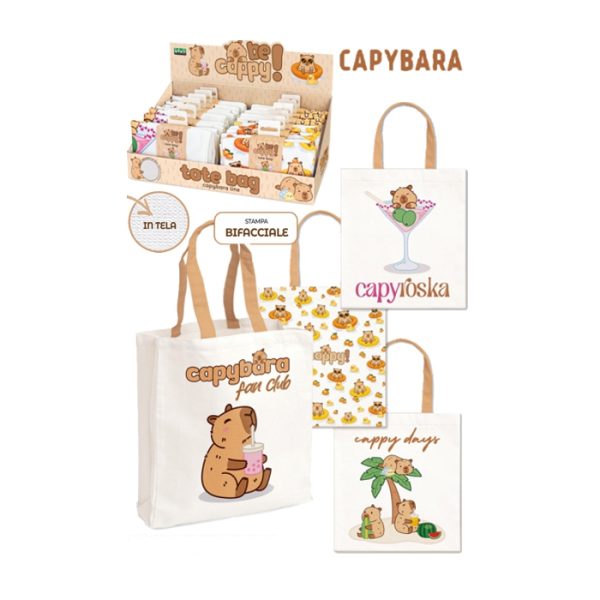 Saco Tote Bag Capybara Exp.12un.