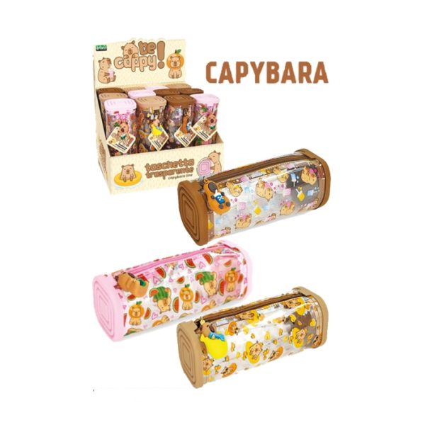 Estojo Transparente Capybara Exp.12un.