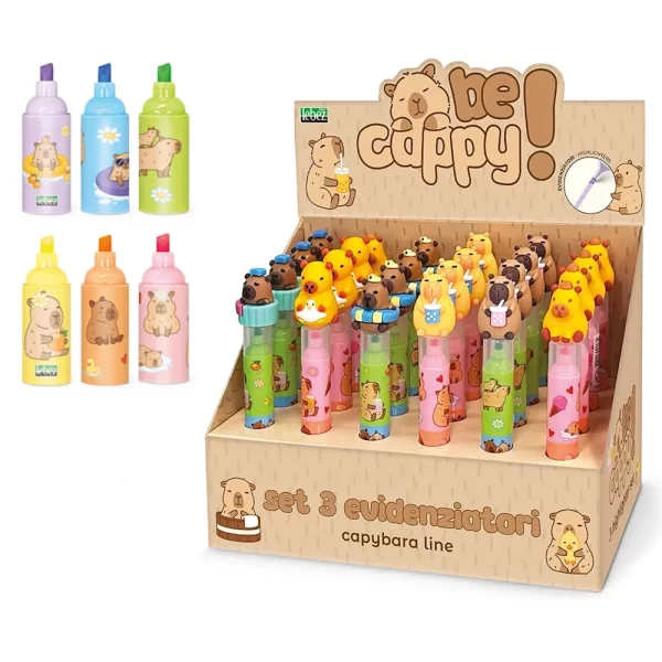 Marcador Sublinhador Capybara Exp.24un.