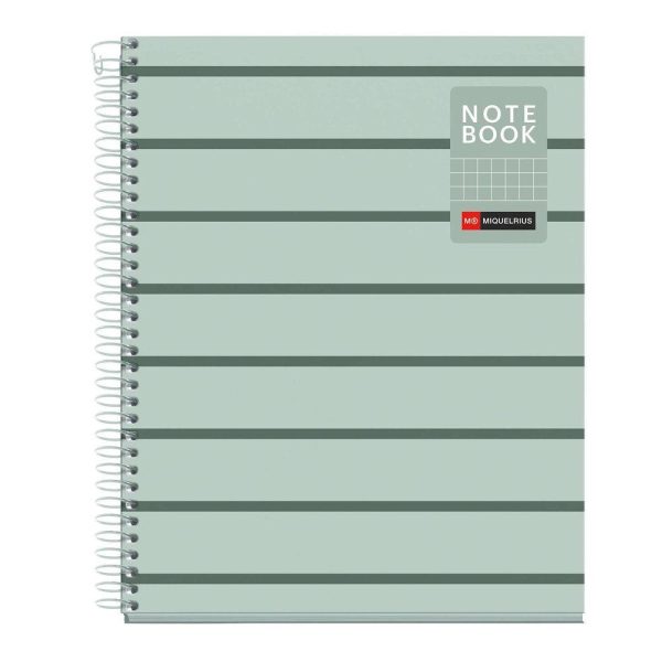 Caderno A5 Quadriculado Between Musgo
