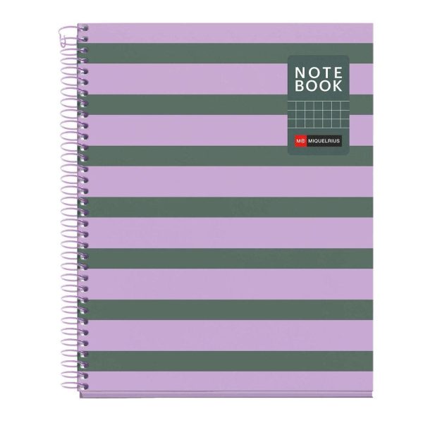 Caderno A5 Quadriculado Between Cinza