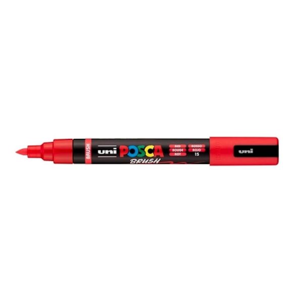 Marcador Pincel P5MBR Vermelho