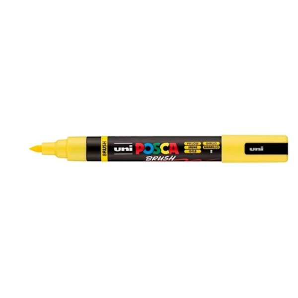 Marcador Pincel P5MBR Amarelo