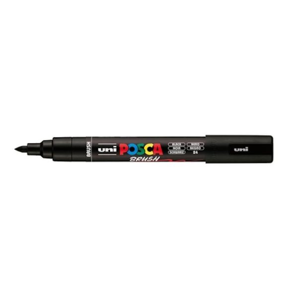 Marcador Pincel P5MBR Preto