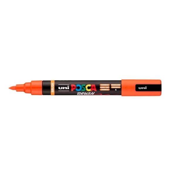 Marcador Pincel P5MBR Laranja