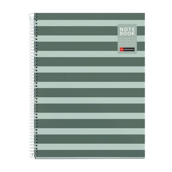 Caderno A4 Pautado Between Musgo