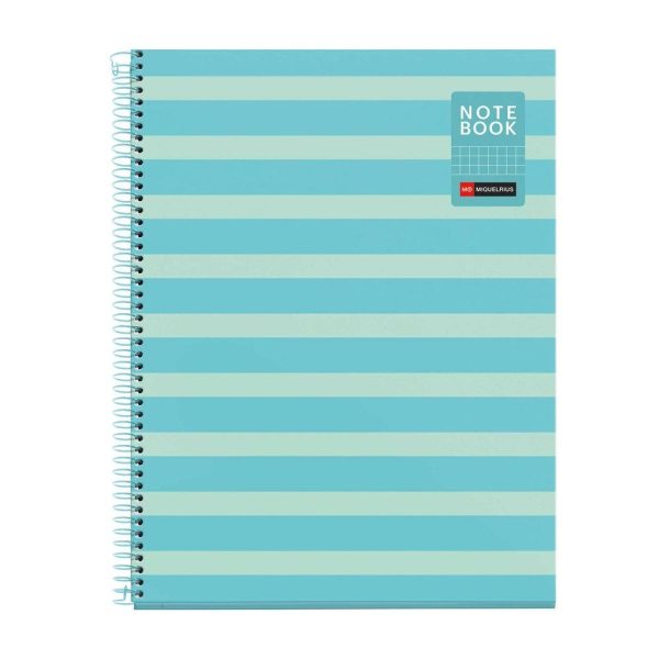 Caderno A4 Pautado Between Celeste