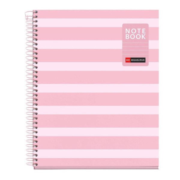 Caderno A5 Pautado Between Rosa