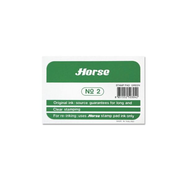 Almofada Carimbo Horse Nº2 Verde