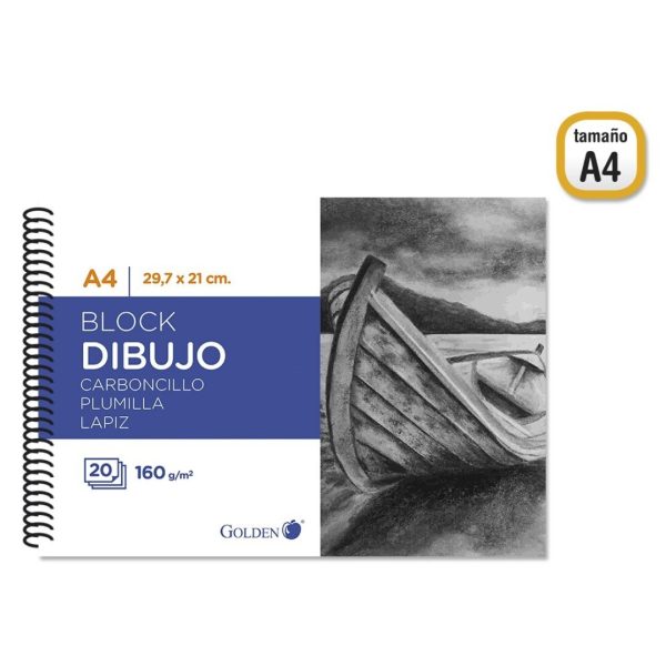 Caderno Desenho A4 160gr. 20fls.