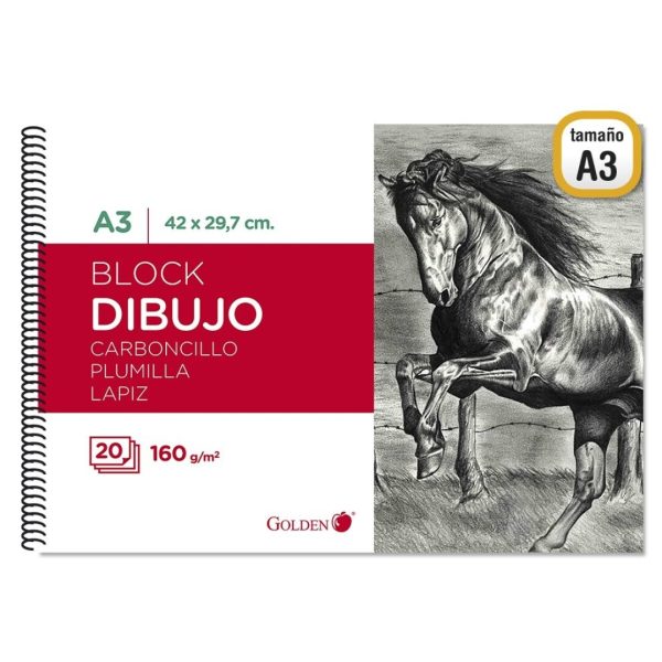 Caderno Desenho A3 160gr. 20fls.
