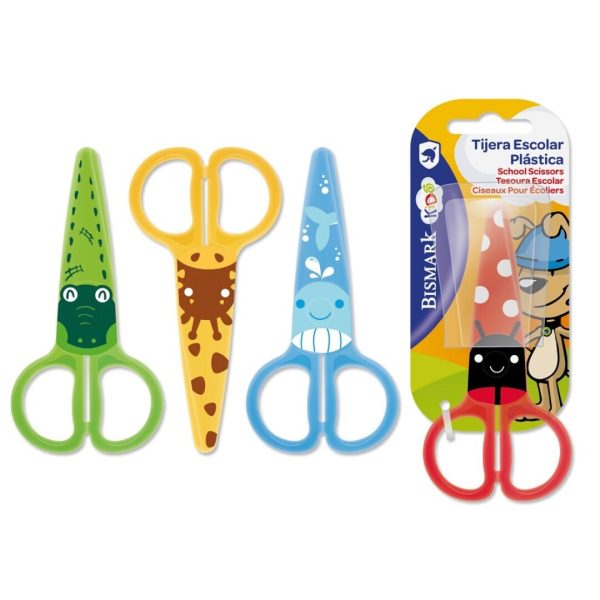 Tesoura Escolar Plástica 5" Cx.24un.