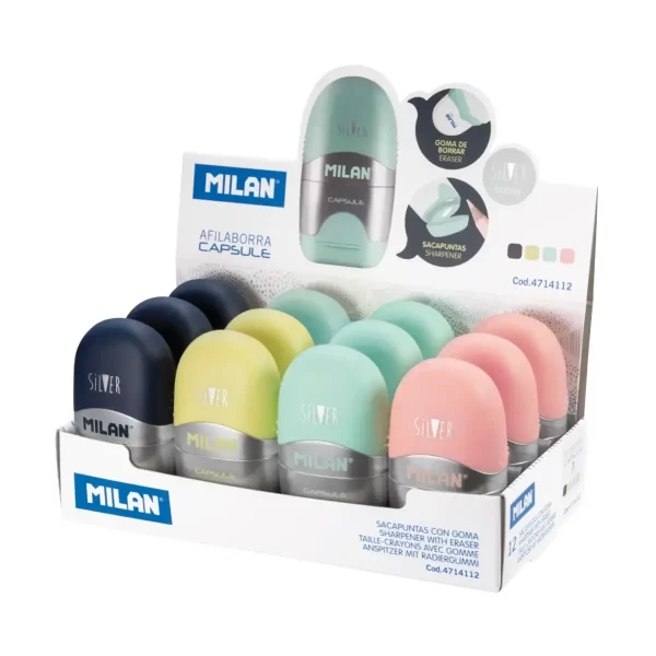 Borracha/Afia Capsule Silver Milan Exp.12un.