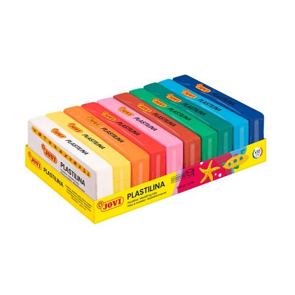 Plasticina Cores 150gr. Cx.10un.
