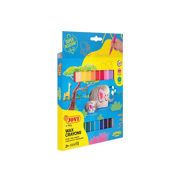 Lápis Cera Jumbo Triangulares Cx.24un.