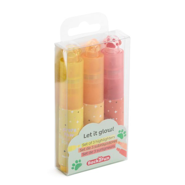 Marcador Sublinhador Patita Bright B2F -Set 3un.