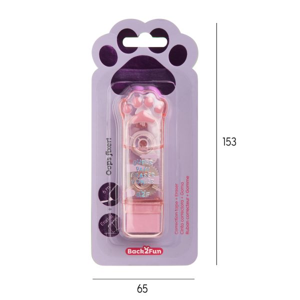 Borracha Corretor Patita Rosa B2F