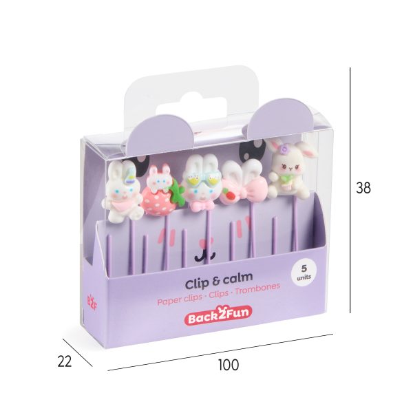 Clips Coelho Set 5un. B2F