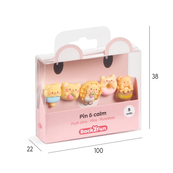 Pins Urso B2F Cx.5un.