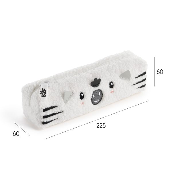 Estojo Fluffy Club Zebra B2F