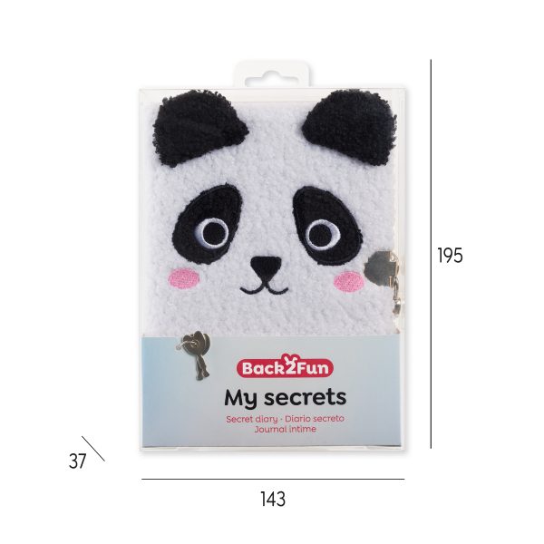 Diário Secreto Peluche Panda B2F