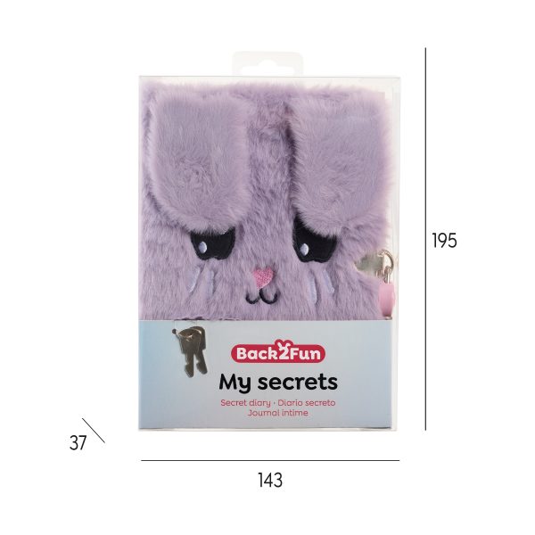 Diário Secreto Peluche Coelho B2F