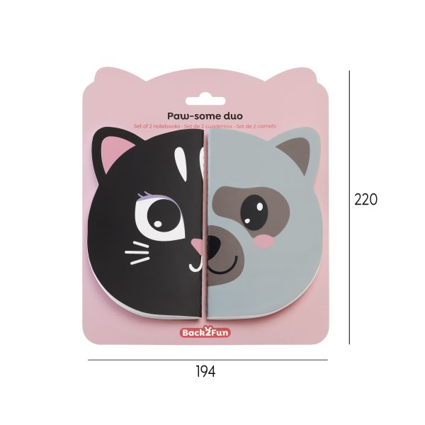 Cadernos Gato-Cachorro Set 2un.B2F