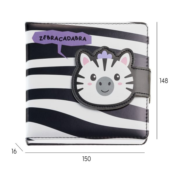 Caderno Acolchoado Zebra Iman B2F