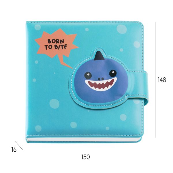 Caderno Acolchoado Tubarão Iman B2F