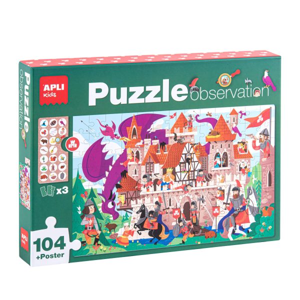 Puzzle Observação Castelo 104pçs