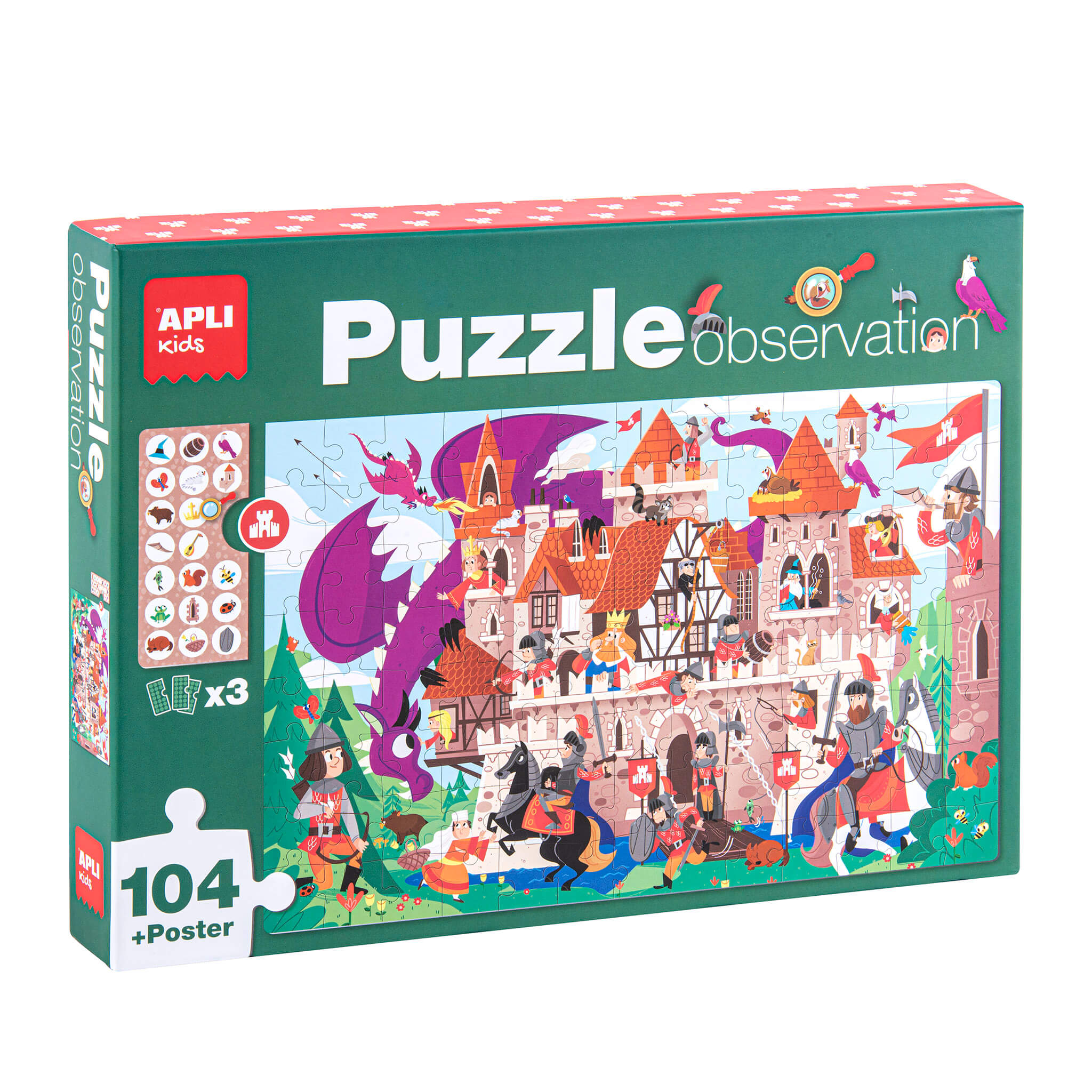 Puzzle Observação Castelo 104pçs
