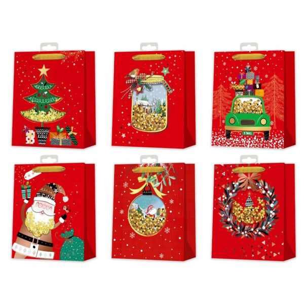Saco Papel Natal 32x26x10