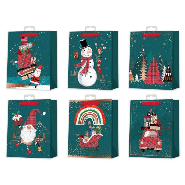 Saco Papel Natal 32x26x10