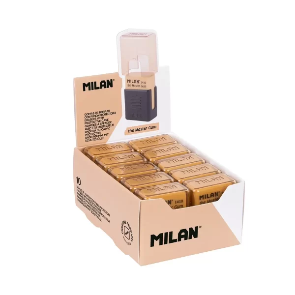 Borracha 1410 c/Capa Protetora Milan Exp.10un.
