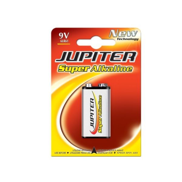 Pilha Jupiter Super Alcalina 6LR61 9V