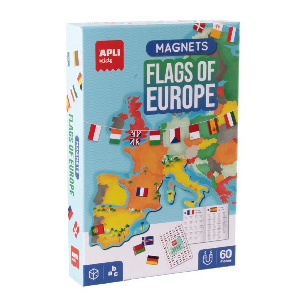 Jogo Magnético Bandeiras Europa