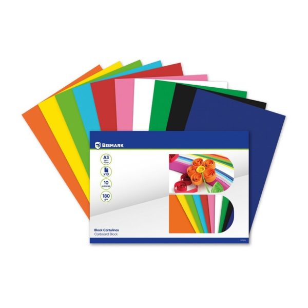 Cartolina Bloco A4 Cores 10fls.