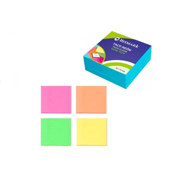 Notas Bloco Neon 90x90 - 400fls