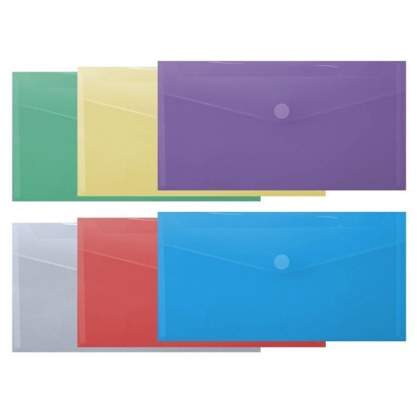 Envelope 240x125mm PP c/Velcro 10un.
