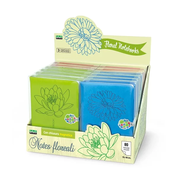 Notebook A5 Floral Lebez Exp.12un.