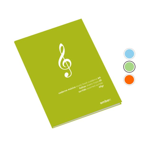 Caderno Música A4 20fls.