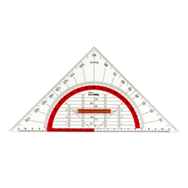 Esquadro 45G-25cm Geométrico Aristo