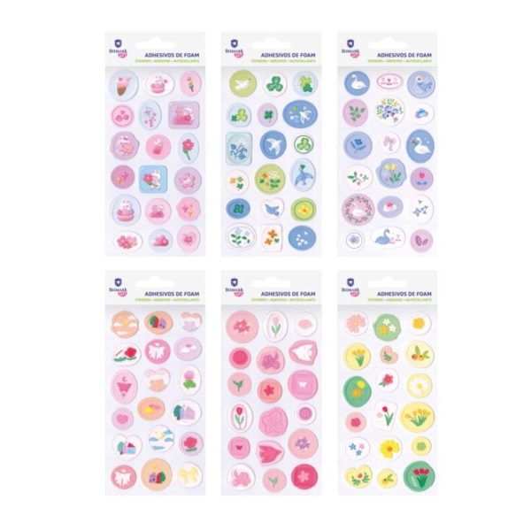 Stickers Espuma Decorados 90x173mm