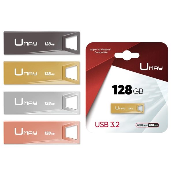 Pendrive USB 3.2 Metalizado 128Gb